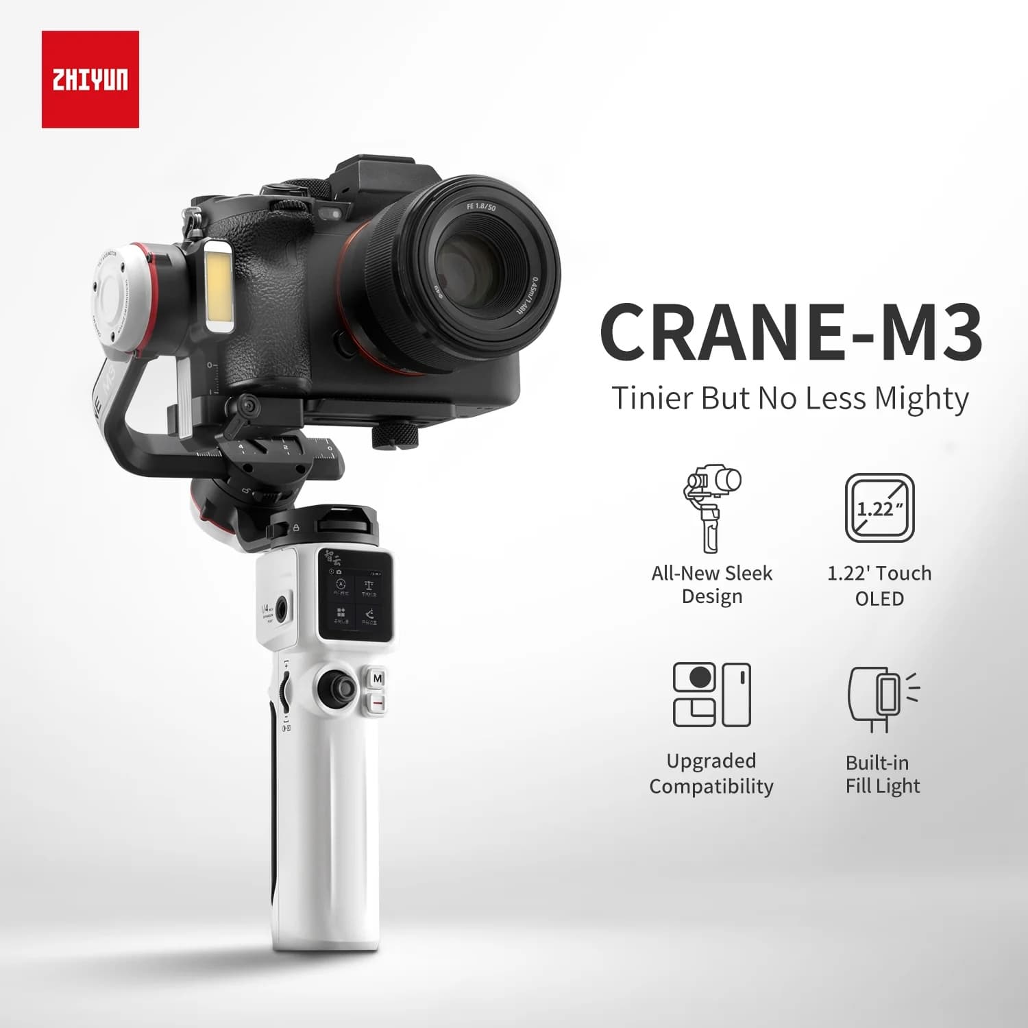 Zhiyun Crane M3 (stabilisaator) rent — Rendikaamera